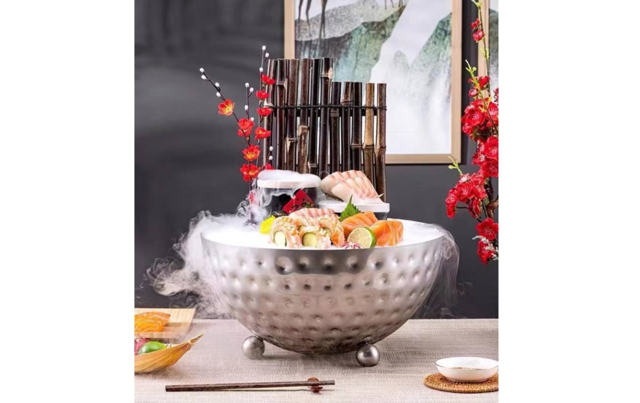 半圓錘印盆