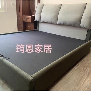 機能涼感貓抓布超大舒適靠枕+尾掀床底