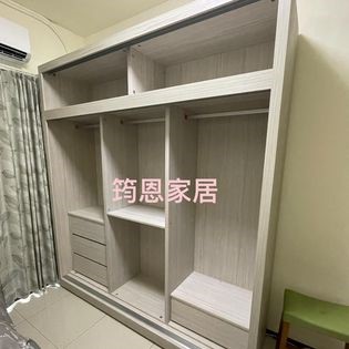 訂作總寬224公分簡約素色衣櫃
