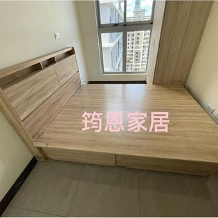 訂製款二抽屜+側掀5尺床組