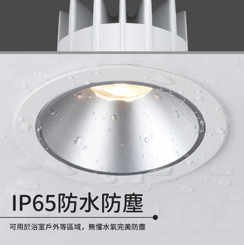 ◎台製COB防水嵌燈/崁燈，12/20/30/40W，CREE晶片，設計師款，保固兩年