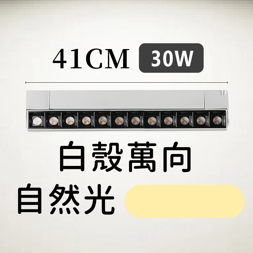 ◎LED長條/20W/30W萬向 線型/長條軌道燈/聚光燈/補光燈/投射燈，簡約風，白/黃/自然光