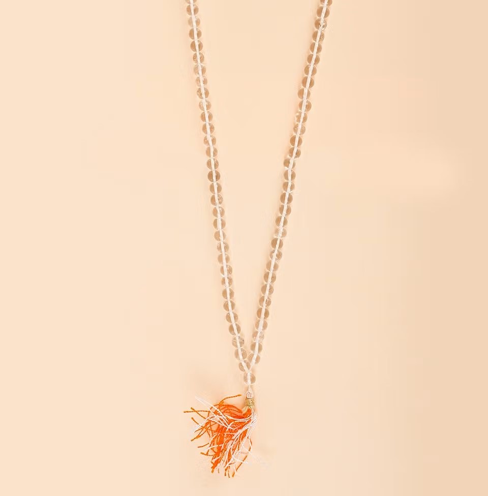 isha 石英項鍊 Spatik Mala 款式 - 0115005 6.6-7.5mm