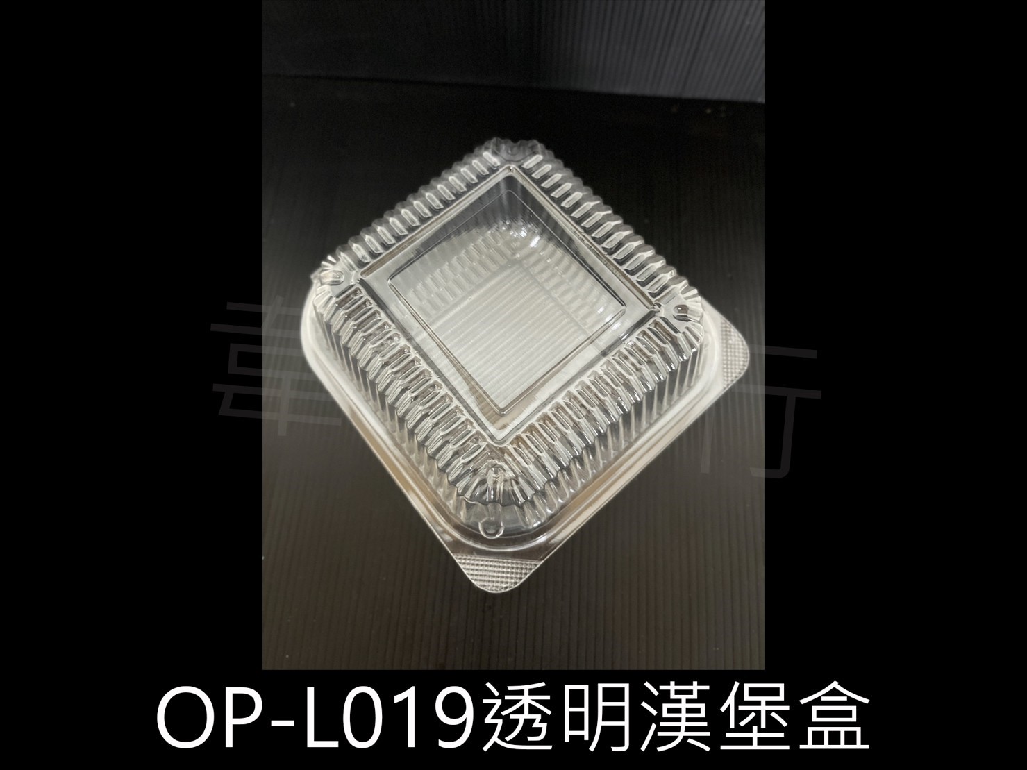 OP-L019 透明漢堡盒