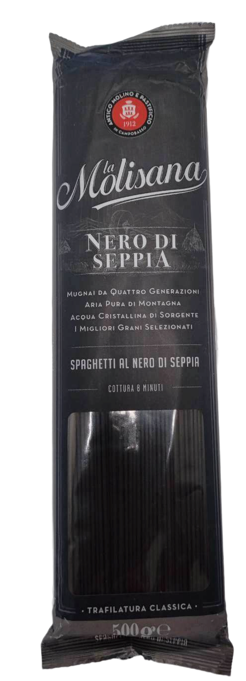 義大利麵墨魚麵500g   Squid Ink Pasta /  Spaghetti allo Seppie nere