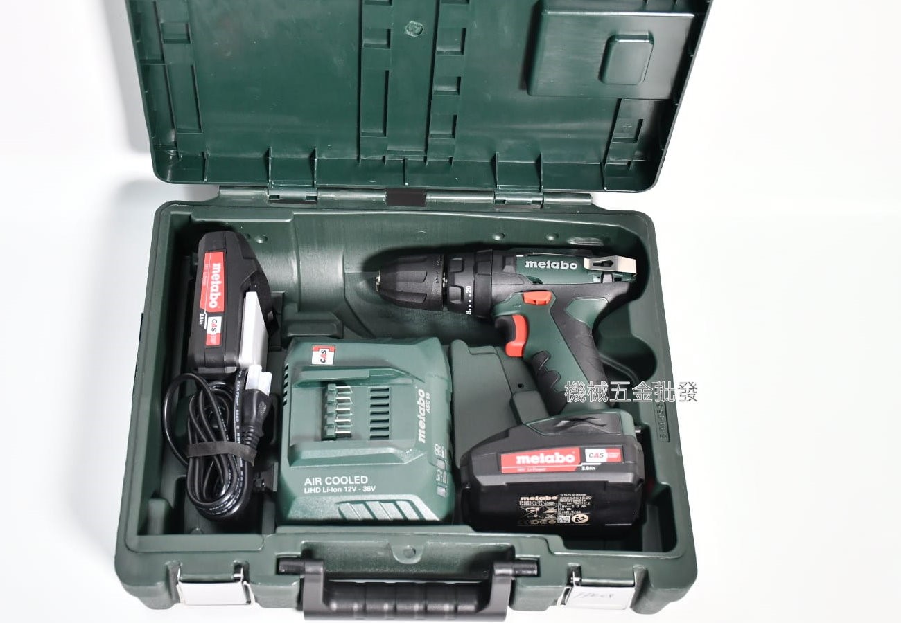 METABO {美達寶} SB18 18V三模式震動電鑽 附贈配件,電動工具