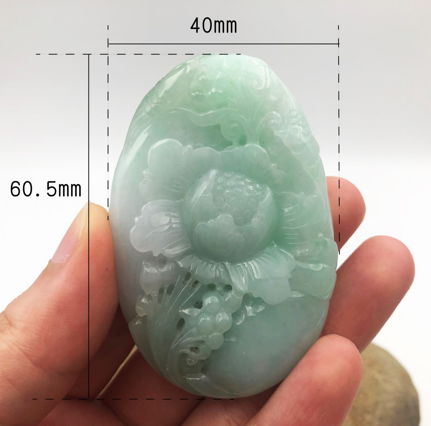 花開富貴 翡翠牡丹