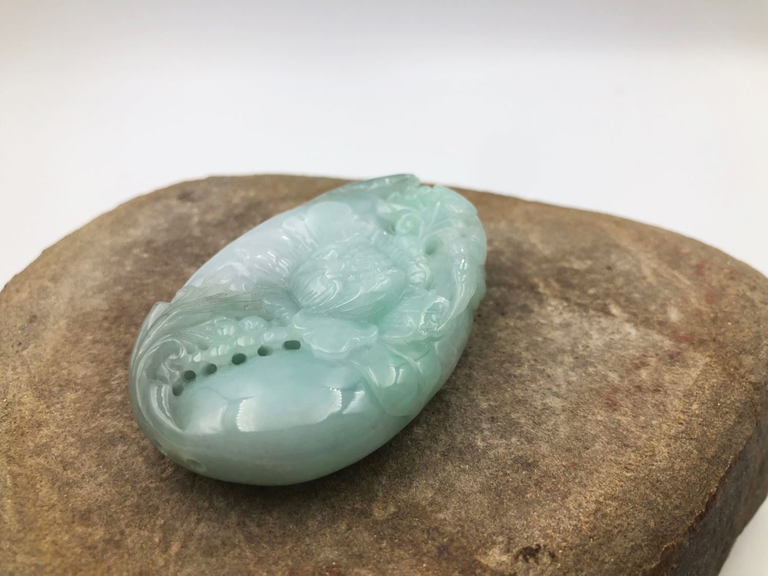 花開富貴 翡翠牡丹