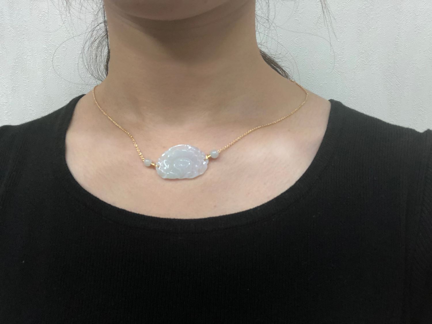 花開富貴 牡丹花鎖骨