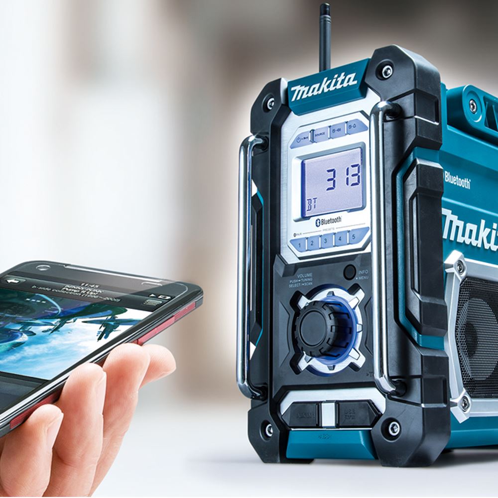 MAKITA  {牧田} DMR108/DMR108B充電式(鋰電池)/交流電兼用藍芽收音機(未附電池),電動工具