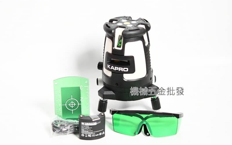  KAPRO {以色列}  KP875GD 綠光雷射水平儀 墨線儀 4V1H1D 4垂直1水平 木工用,測量工具