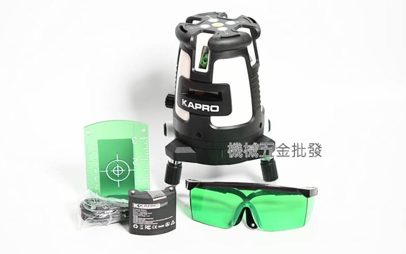  KAPRO {以色列}  KP875GD 綠光雷射水平儀 墨線儀 4V1H1D 4垂直1水平 木工用,測量工具