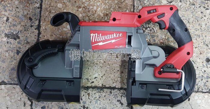Milwaukee  {米沃奇}M18 CBS125-0 18V鋰電無碳刷帶鋸機 【單主機】,電動工具