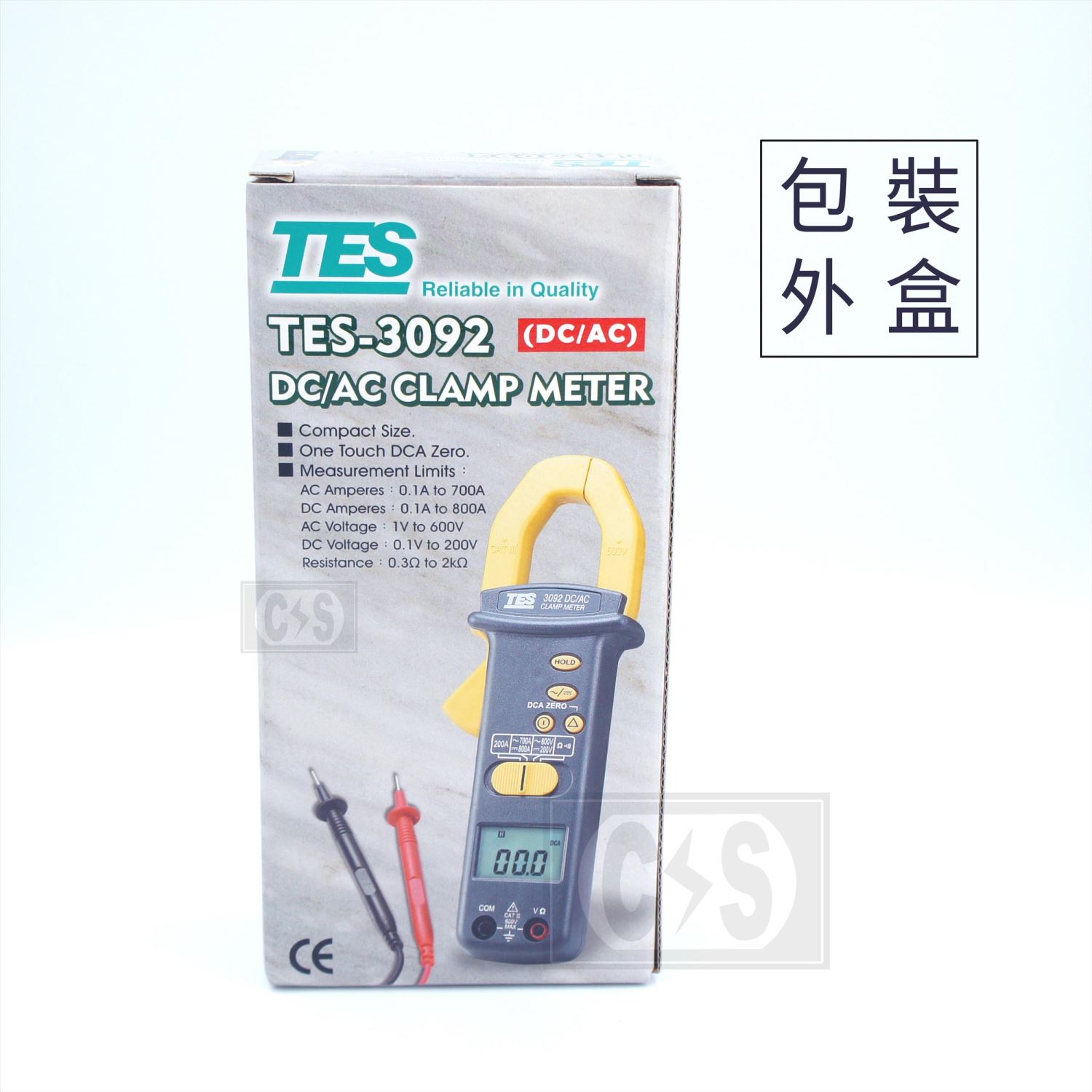 TES 泰仕 3092  交直流數位鉤錶