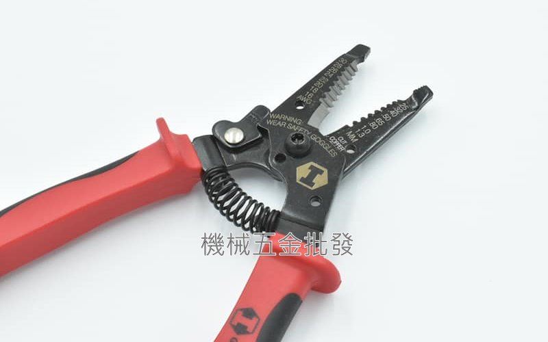 INHAND {硬漢} IA20-170A 7"四合一剝線鉗 8孔設計 可剝0.25~1.3mm,手工具
