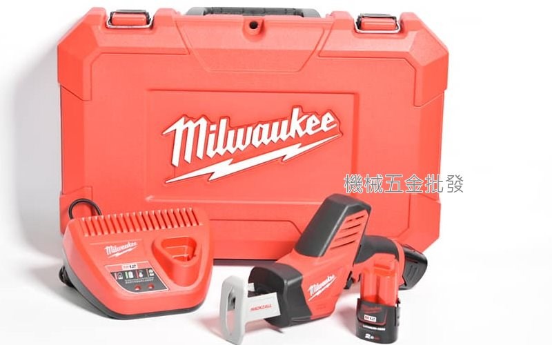 Milwaukee {米沃奇} C12 HZ-202C 12V充電式軍刀鋸 雙2.0A電池,電動工具
