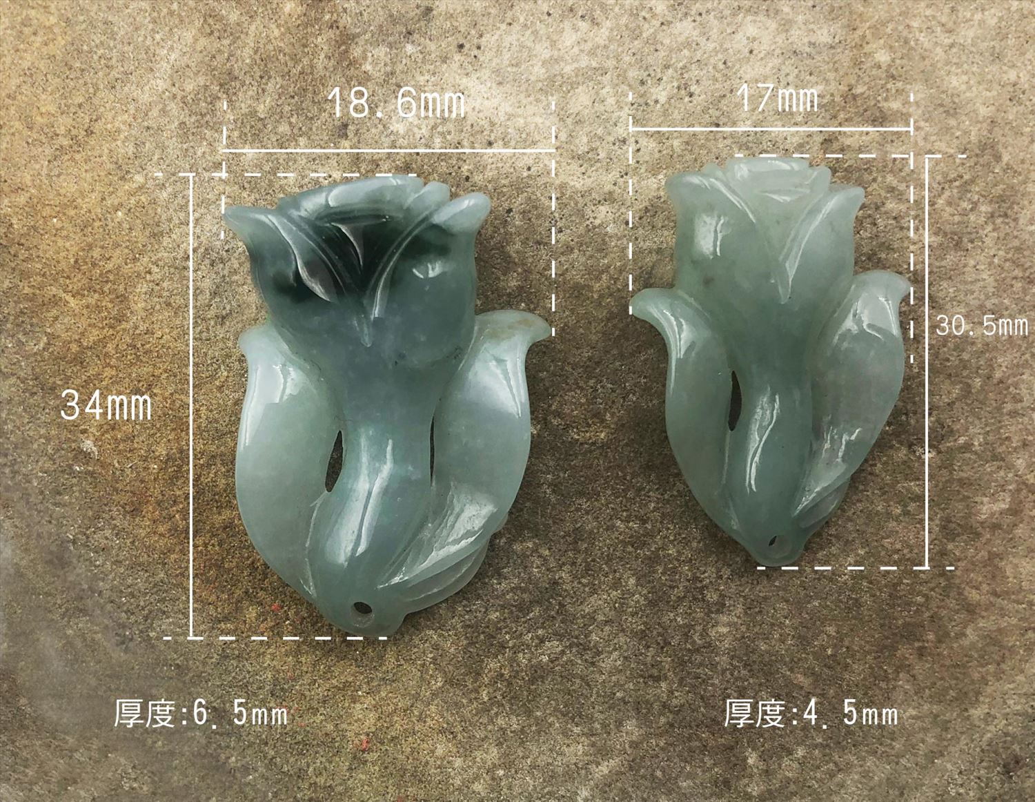 【高屹設計】雍容玉蘭 翡翠玉墜 玉石 墬飾