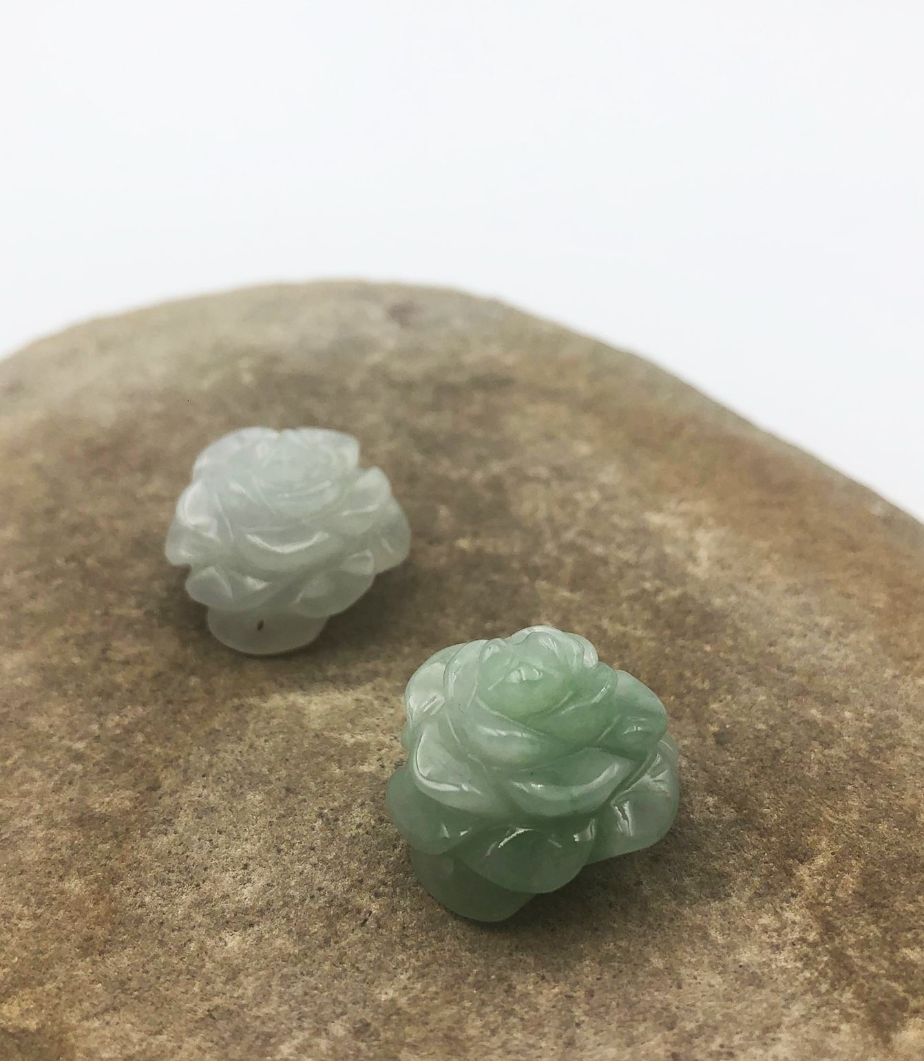 【高屹設計】真摯玫瑰 翡翠玉墜 玉石 墜飾