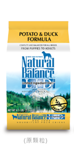 【Natural Balance】低敏無穀馬鈴薯鴨肉全犬配方 原顆粒（4.5磅） 