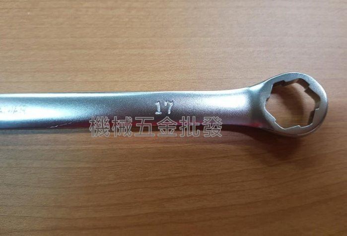 台灣製 ZEALUX 銳樂工具 鐵齒扳手 止滑設計磨損85%防滑板手 梅開板手 鐵齒扳手 17mm,手工具