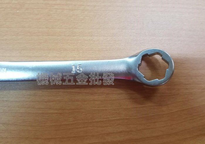 台灣製 ZEALUX 銳樂工具 鐵齒扳手 止滑設計磨損85%防滑板手 梅開板手 鐵齒扳手 15mm,手工具