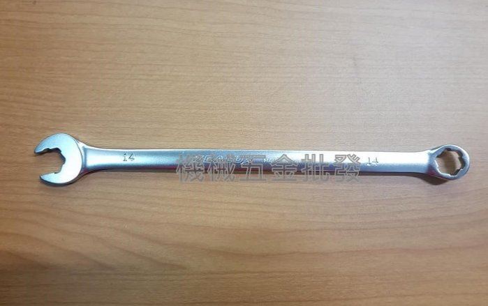 台灣製 ZEALUX 銳樂工具 鐵齒扳手 止滑設計磨損85%防滑板手 梅開板手 鐵齒扳手 14mm,手工具