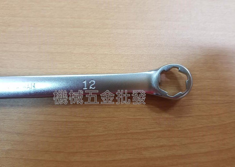 台灣製 ZEALUX 銳樂工具 鐵齒扳手 止滑設計磨損85%防滑板手 梅開板手 鐵齒扳手 12mm,手工具