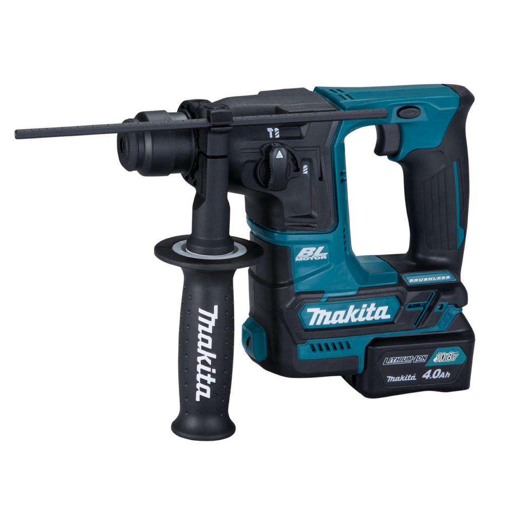 MAKITA {牧田} HR166DSYE1 12V充電式無刷四溝電鎚 四溝鎚鑽 附64件工具組,電動工具