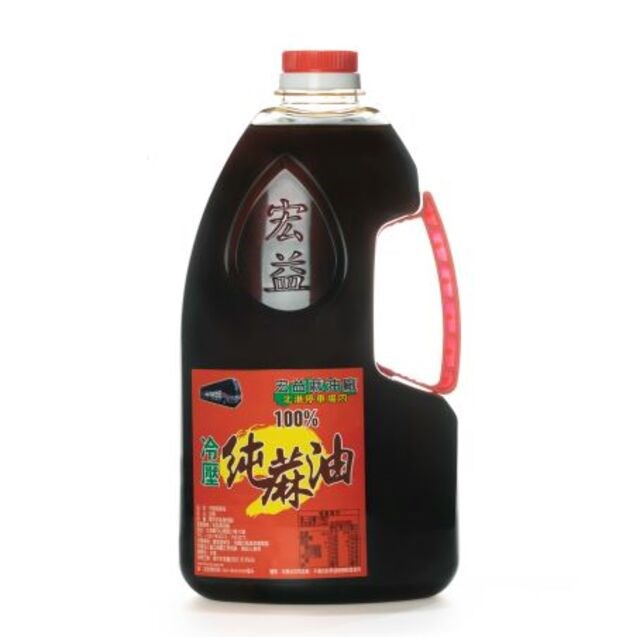 (元益)冷壓純麻油 3L