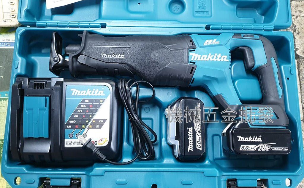 MAKITA {牧田} DJR187RGE 18V 6.0A 充電式手提鋸機 軍刀鋸,電動工具