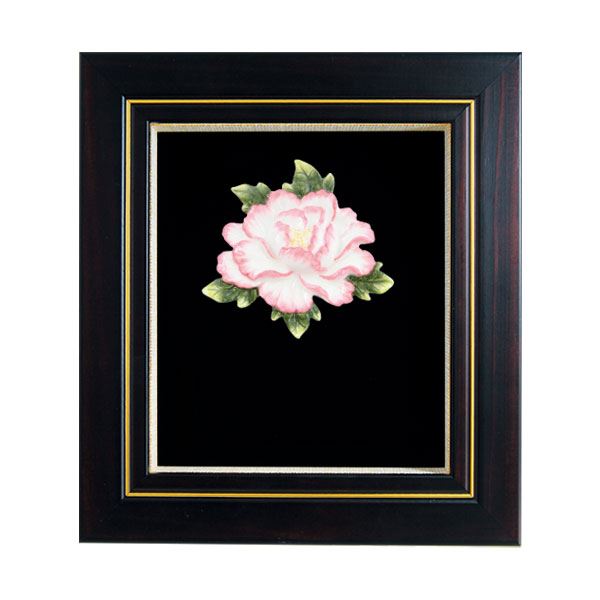 SH-610-9花開富貴金線立體框