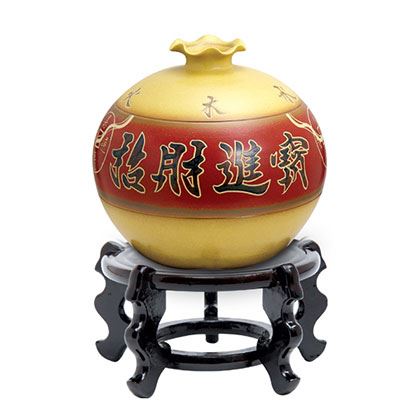 SH-2152荷口聚寶瓶(大) 