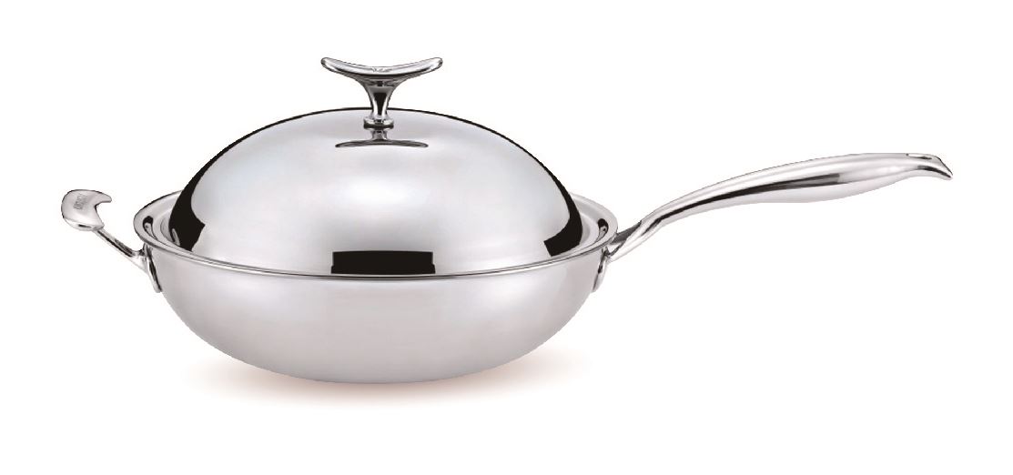 LU-010 LUCUKU 鯨鋼五層中華炒鍋32CM