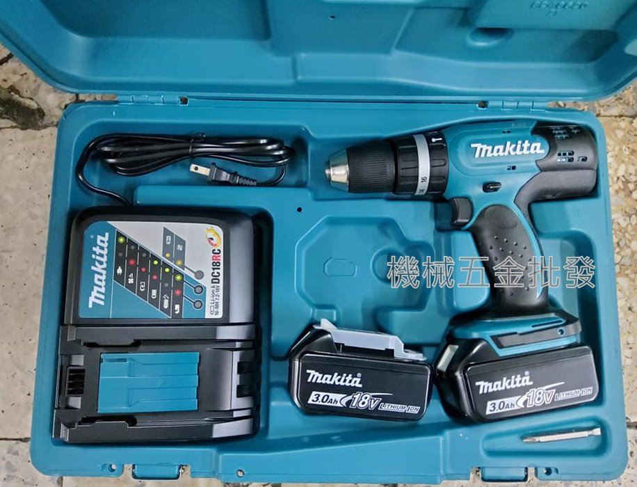 MAKITA {牧田} DHS453RFE 18V3.0A充電式震動電鑽,電動工具