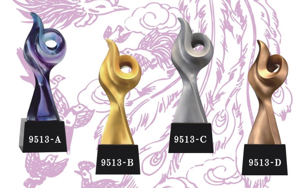 MY-9513水琉璃獎座-首屈一指