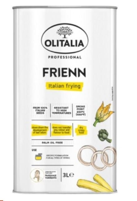 Olitalia奧利塔高溫專用葵花油 3L