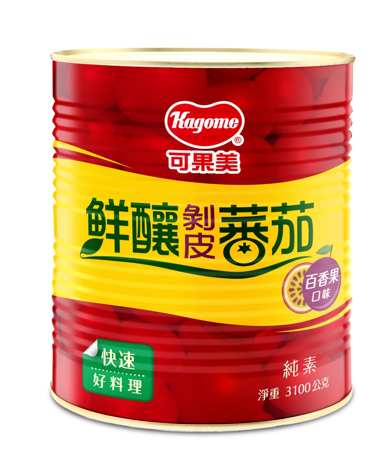 可果美 鮮釀剝皮蕃茄(百香果) 3.1kg