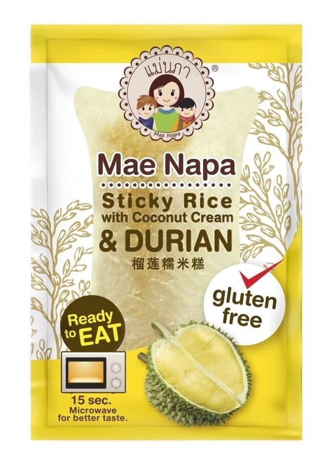 榴槤糯米,泰式糯米糕,糯米糕,即食糯米糕,泰式甜點,Durian