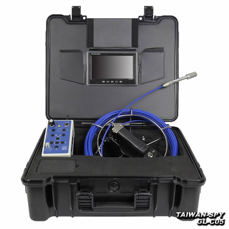 23mm 30米/40米 工業管道檢測 LED管路探勘攝影機 蛇管攝影機 7吋螢幕錄影機  管道攝影機 GL-C05