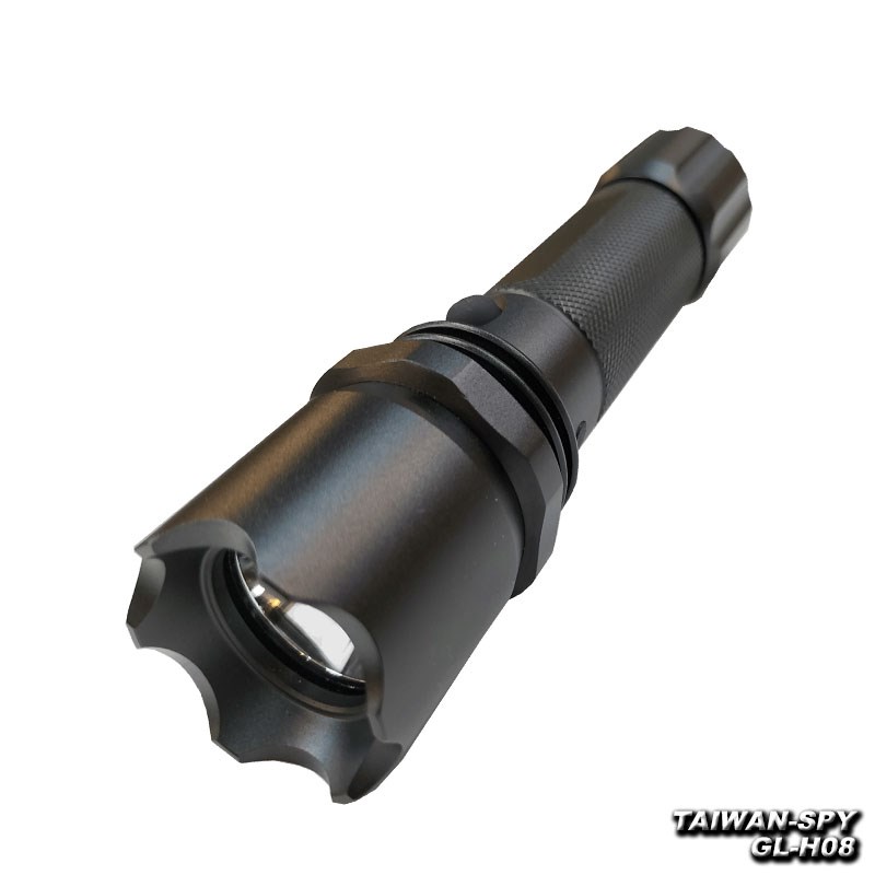 GL-H08 多功能強光手電筒 CREE LED晶片 IPX8防水 攻擊頭破窗 USB充電＋可換電池 台灣