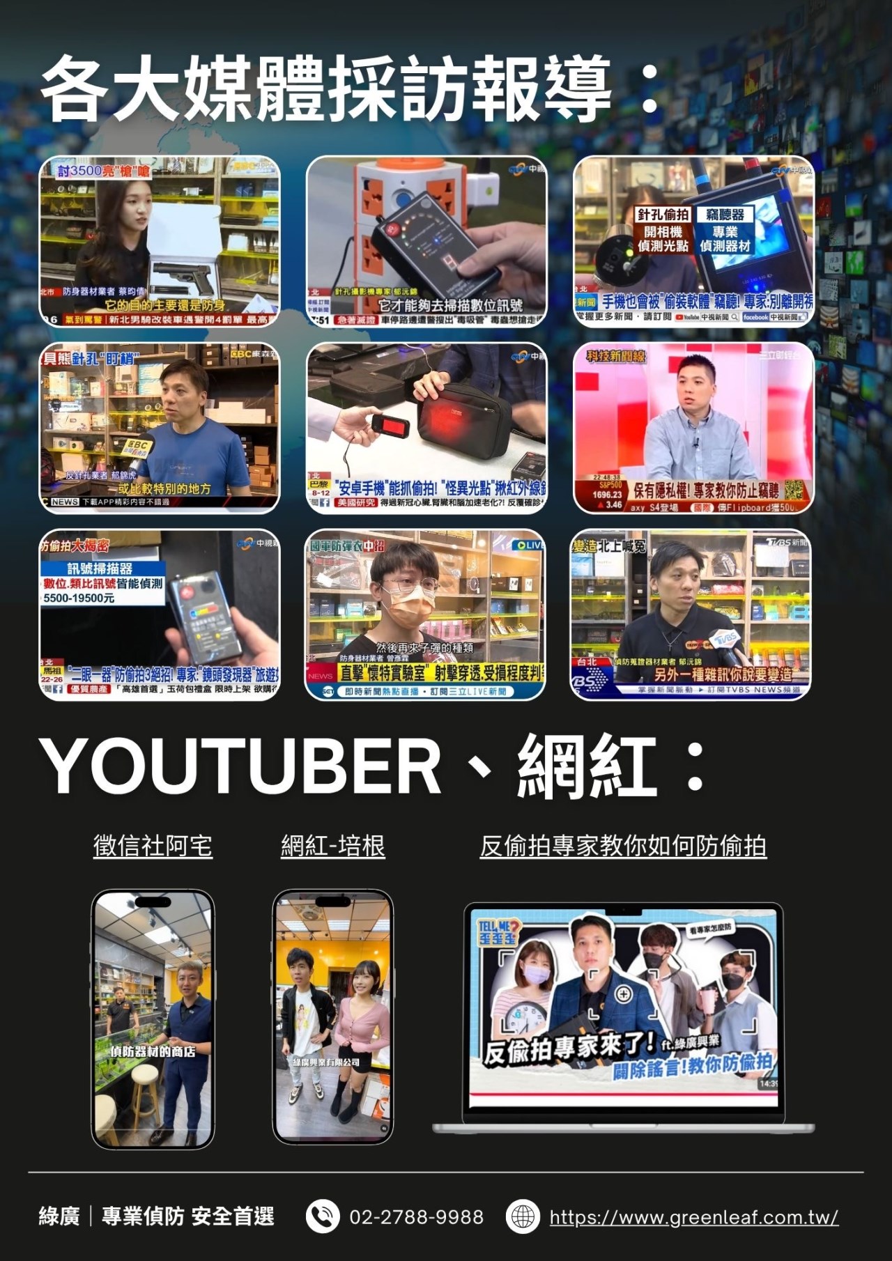 到府環境反偷拍反針孔反竊聽安全檢測服務