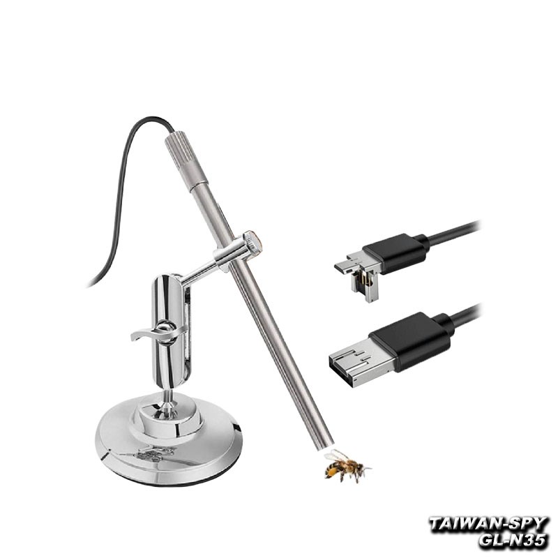 GL-N35 數位顯微鏡 1~200倍放大 USB/OTG二用 防水防塵 工程檢測工具