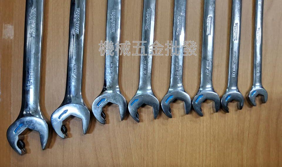 makita {牧田} B-65523 開口+梅花棘輪兩用扳手 8件組,手工具