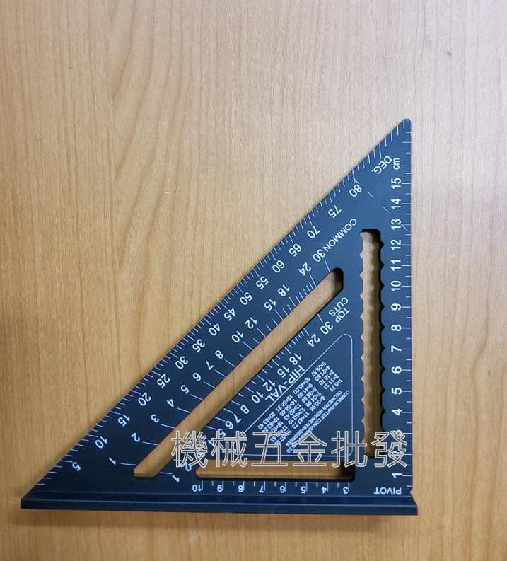 TENDA 90度 鋁合金三角止型規,測量工具