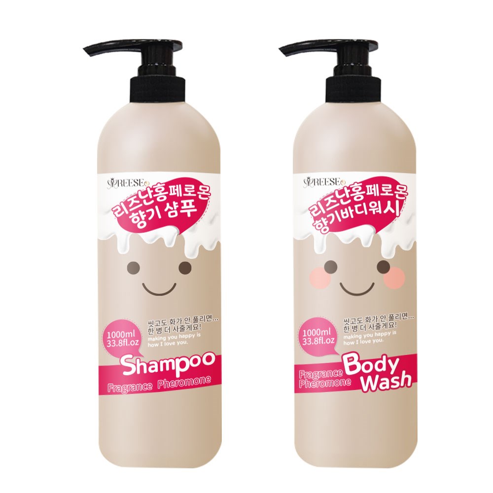 【REESE】 難哄費洛蒙洗髮精沐浴乳1000ml