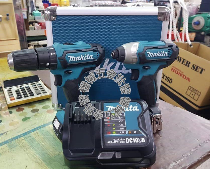 MAKITA {牧田} CLX202SX1 12V滑軌式雙機組TD110D/HP331D,電動工具