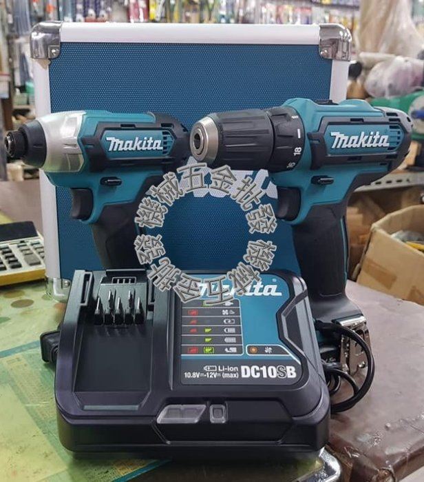 MAKITA {牧田} CLX201SX1 12V1.5AH 充電式雙機組 TD110起子機 / DF331電鑽,電動工具