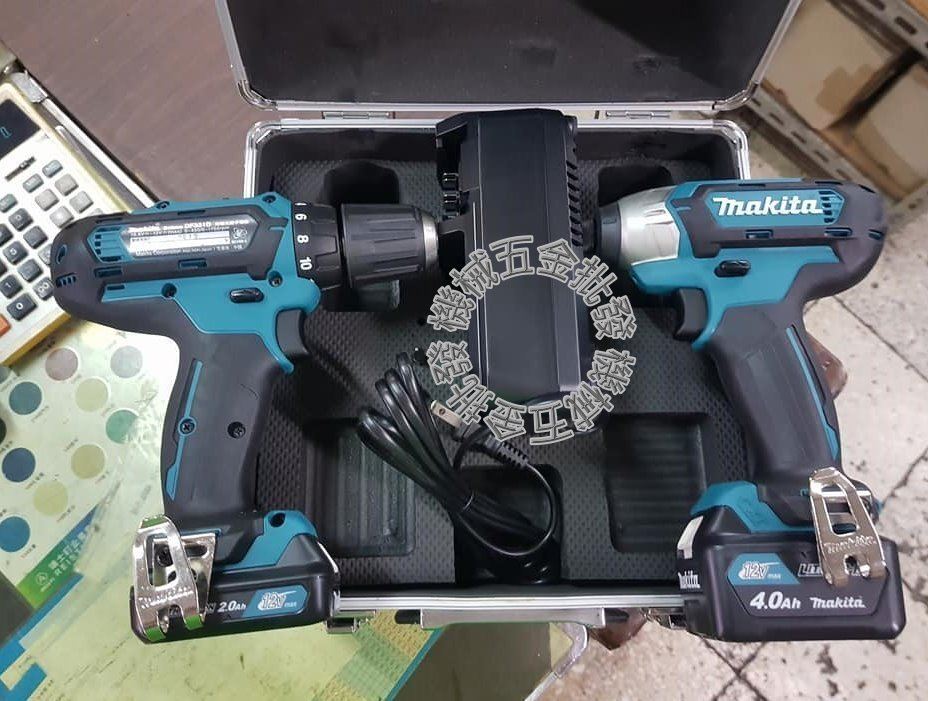 MAKITA {牧田} CLX201SMAX 12V充電式雙機組 TD110起子/DF331電鑽,電動工具