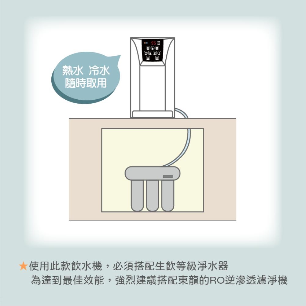 東龍 TE-520 桌上型熱飲機