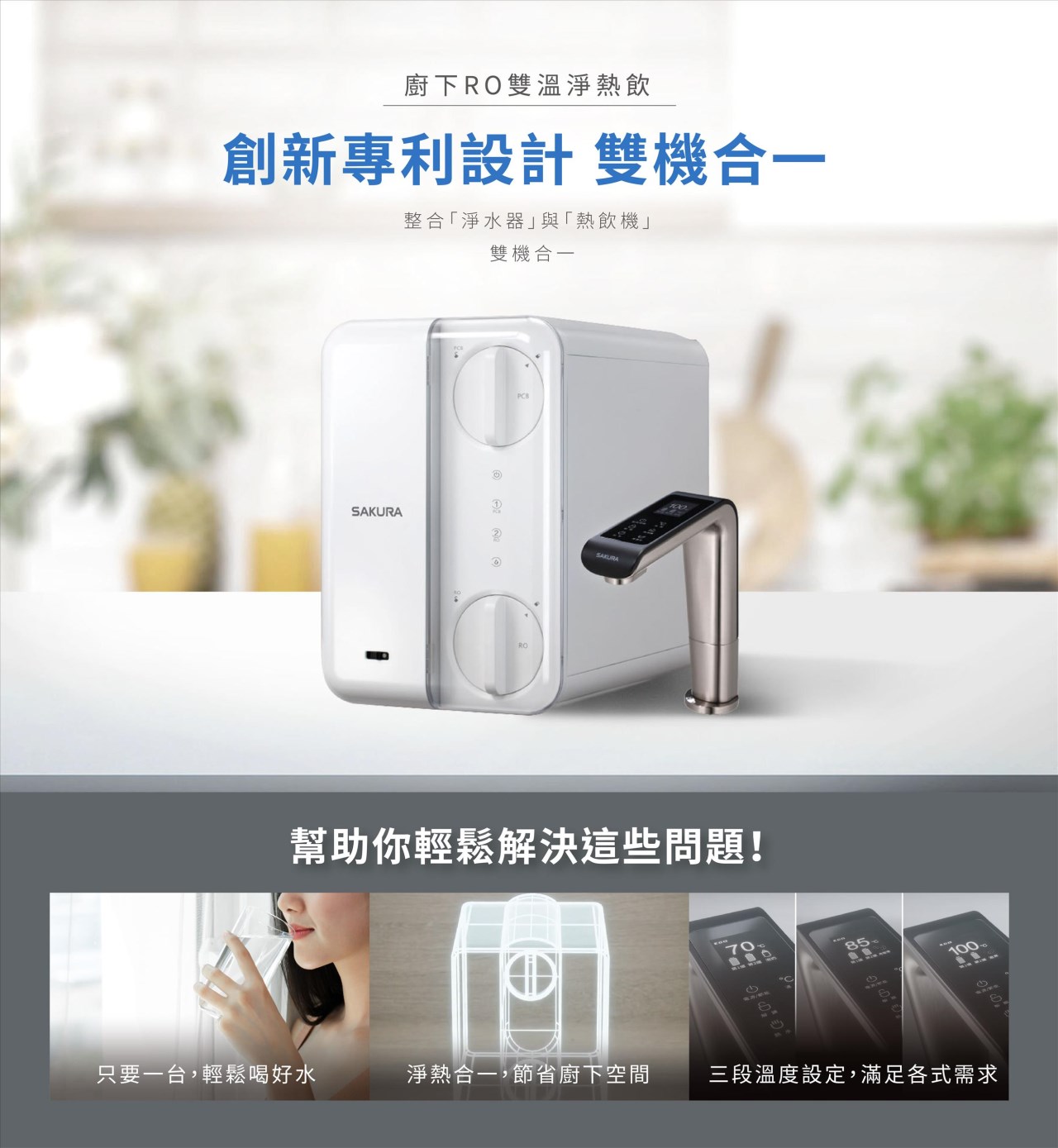 櫻花 SAKURA P0531 RO雙溫淨熱飲機